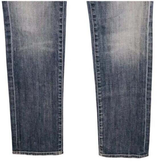 7 for All Mankind Women's Size 28 Straight Leg Jeans Sequin Pocket - Picture 8 of 10